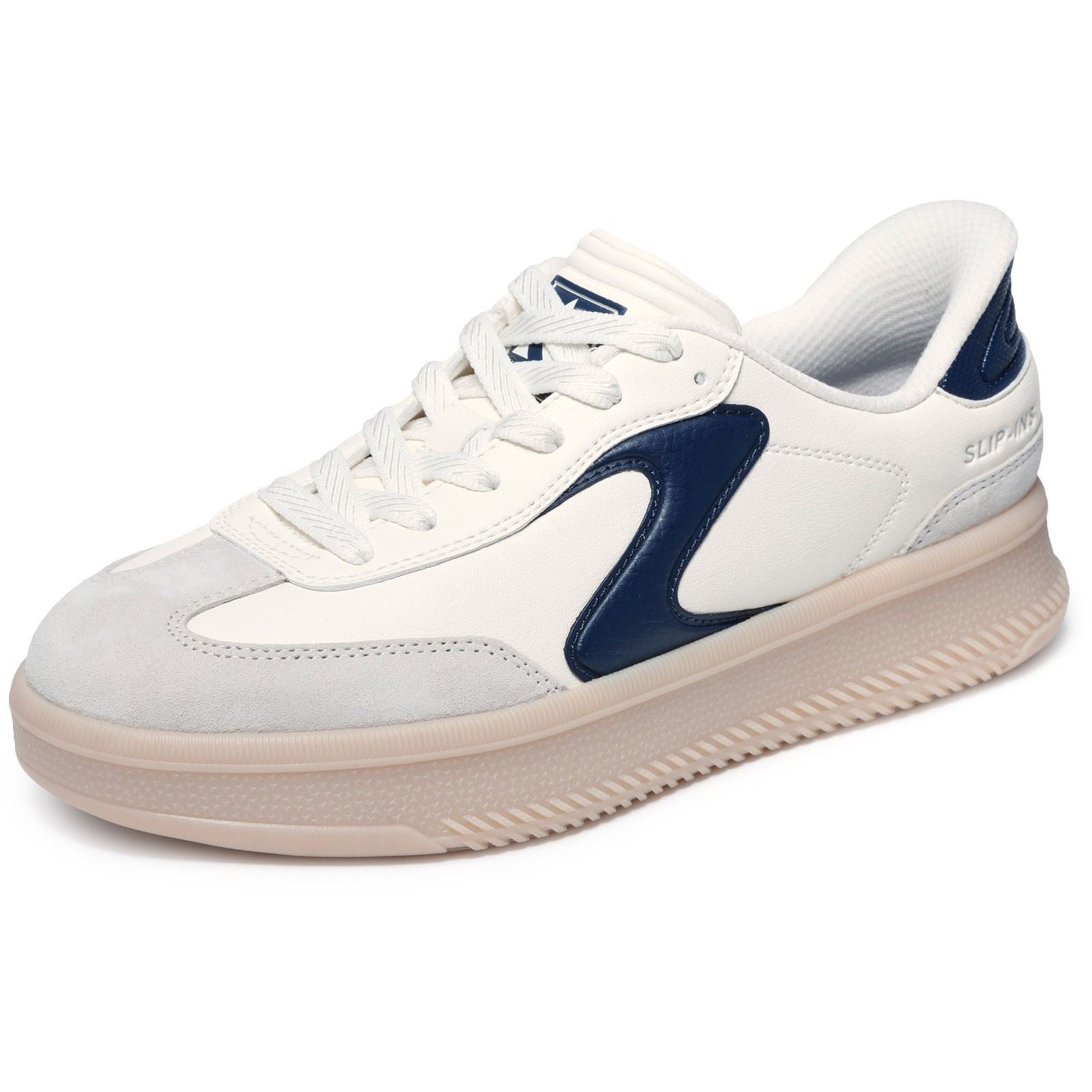 Skechers Hotshot HI - Lifted Luxe Polyurethane Women's Off White/Navy Trainers