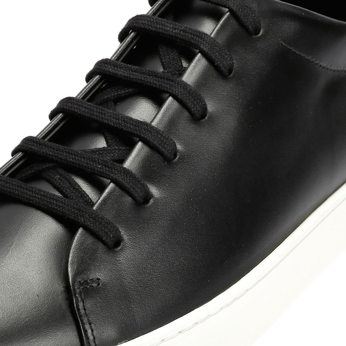 JAK Royal Leather Men's Black Trainers