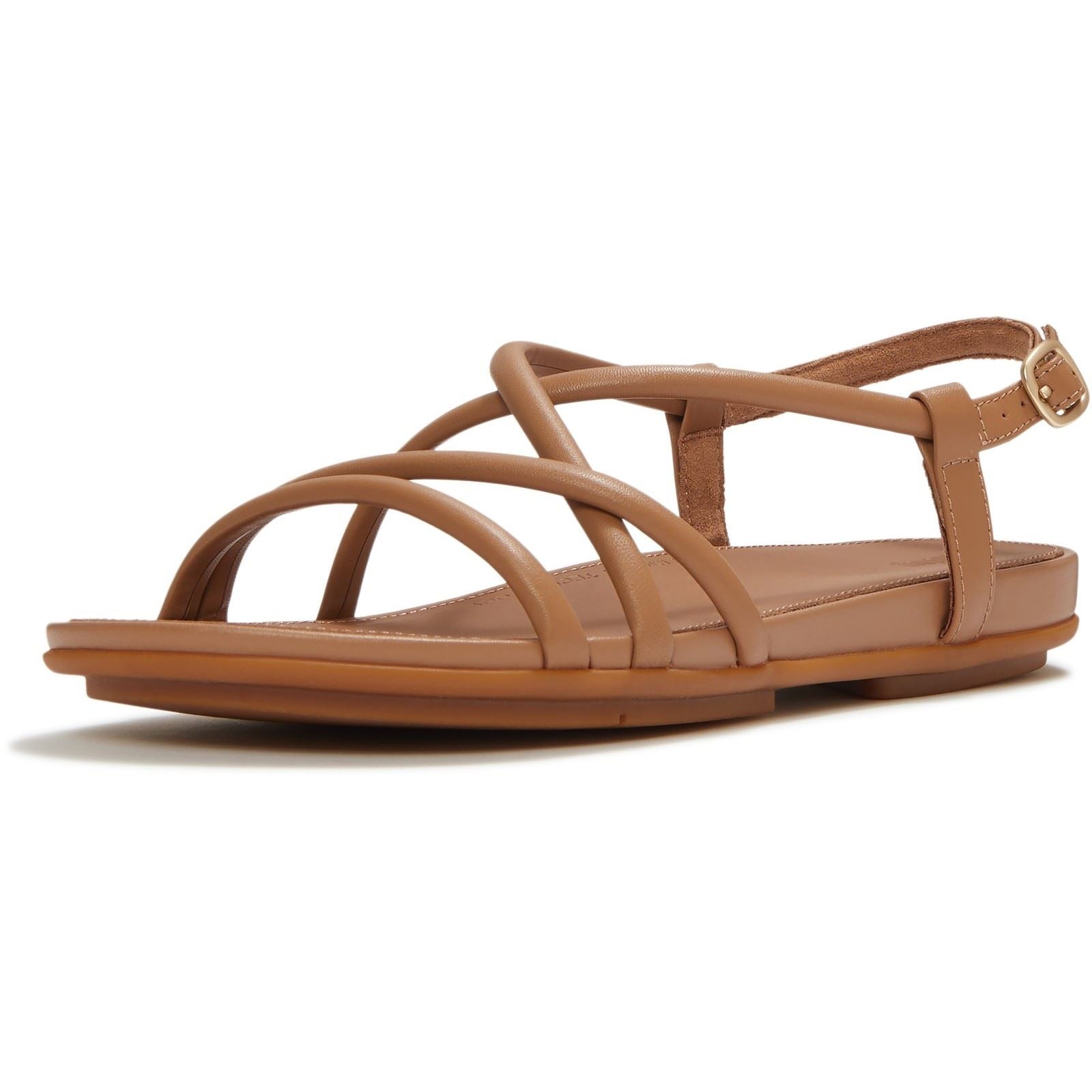 Fitflop Gracie Crystal Leather Women's Classic Tan Sandals