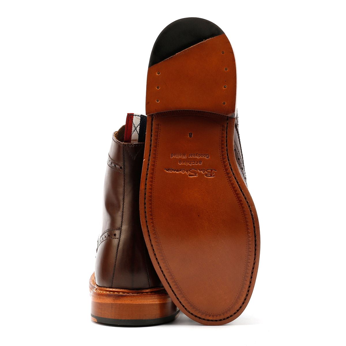Ben Sherman Arthur Leather Men's Mocha Boots
