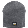 Caterpillar Logo Knit Grey Beanie Hat