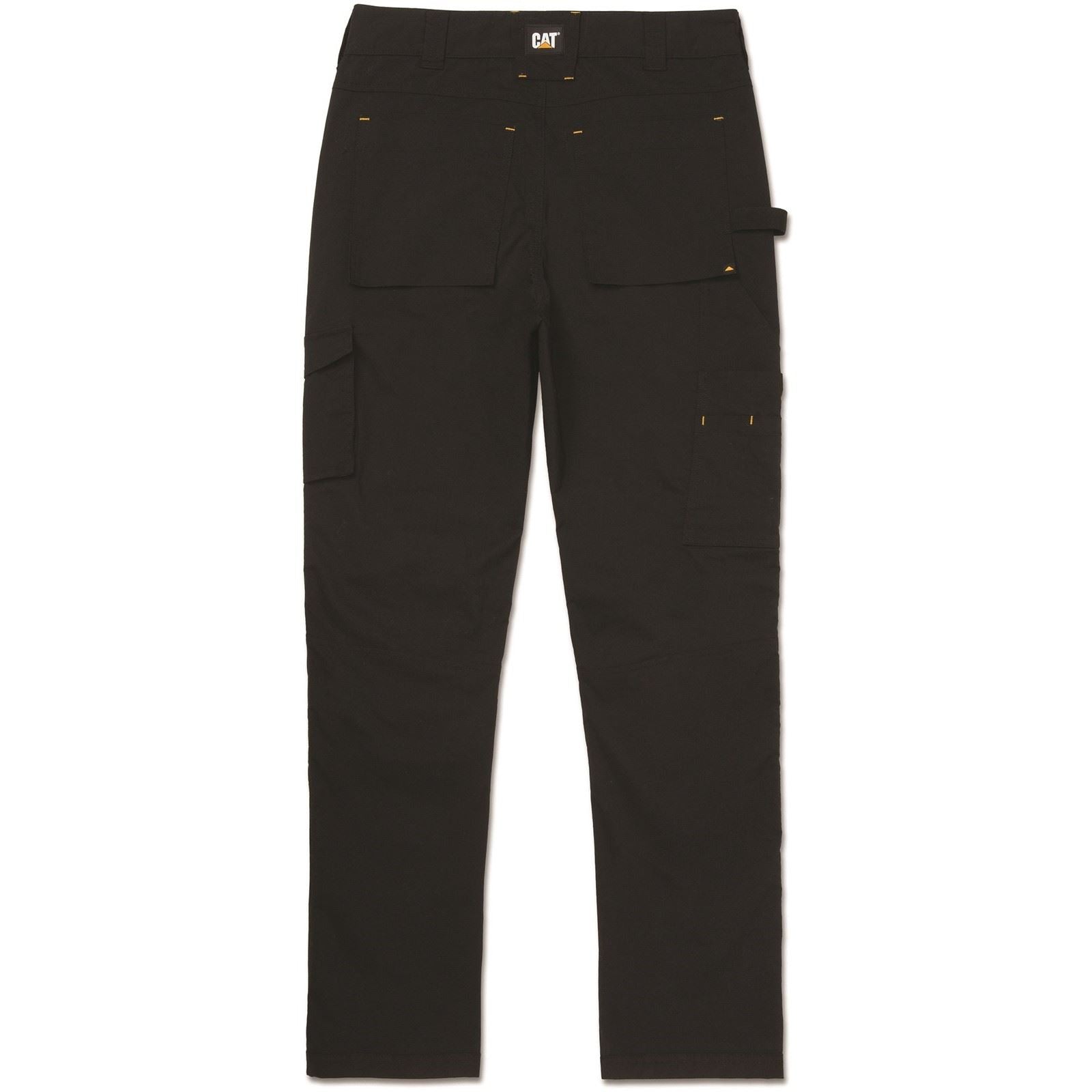 Caterpillar Nexus Knee Pocket Stretch Cotton Men's Black Outdoor Trousers