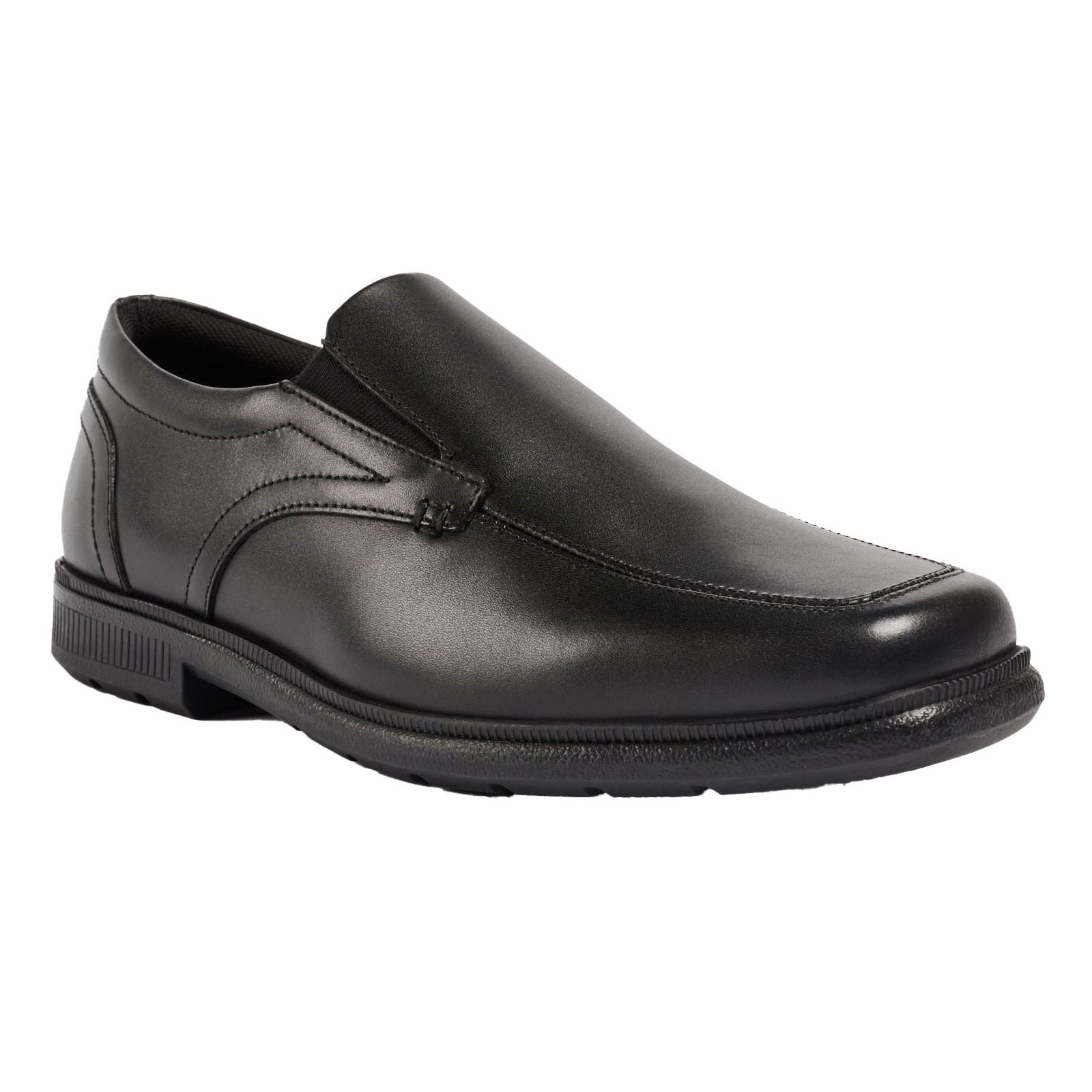 Pod Carpenter Leather Boys's Black Loafers
