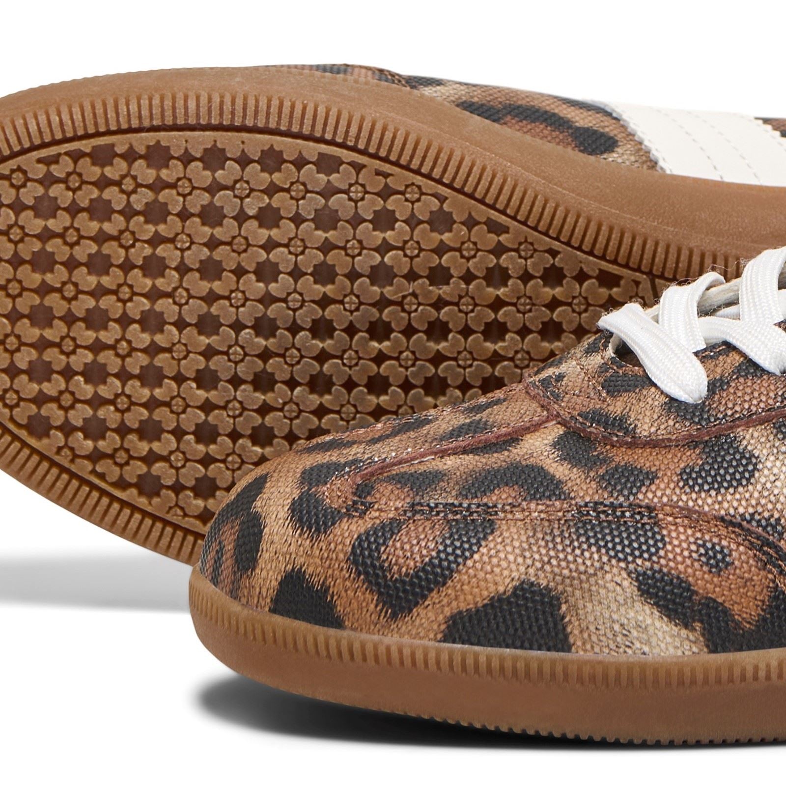 ONLY Amber Synthetic Women's Sand/Leopard Trainers