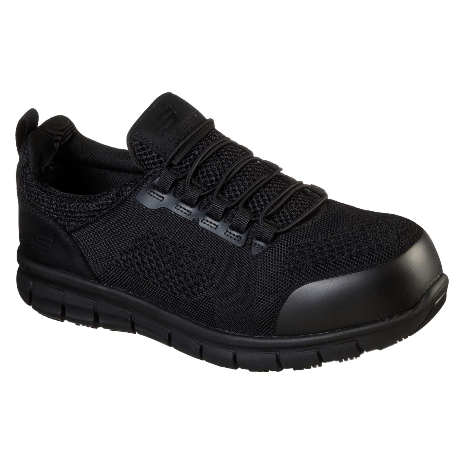 Skechers Workwear Synergy Omat Men's Black Safety Trainers