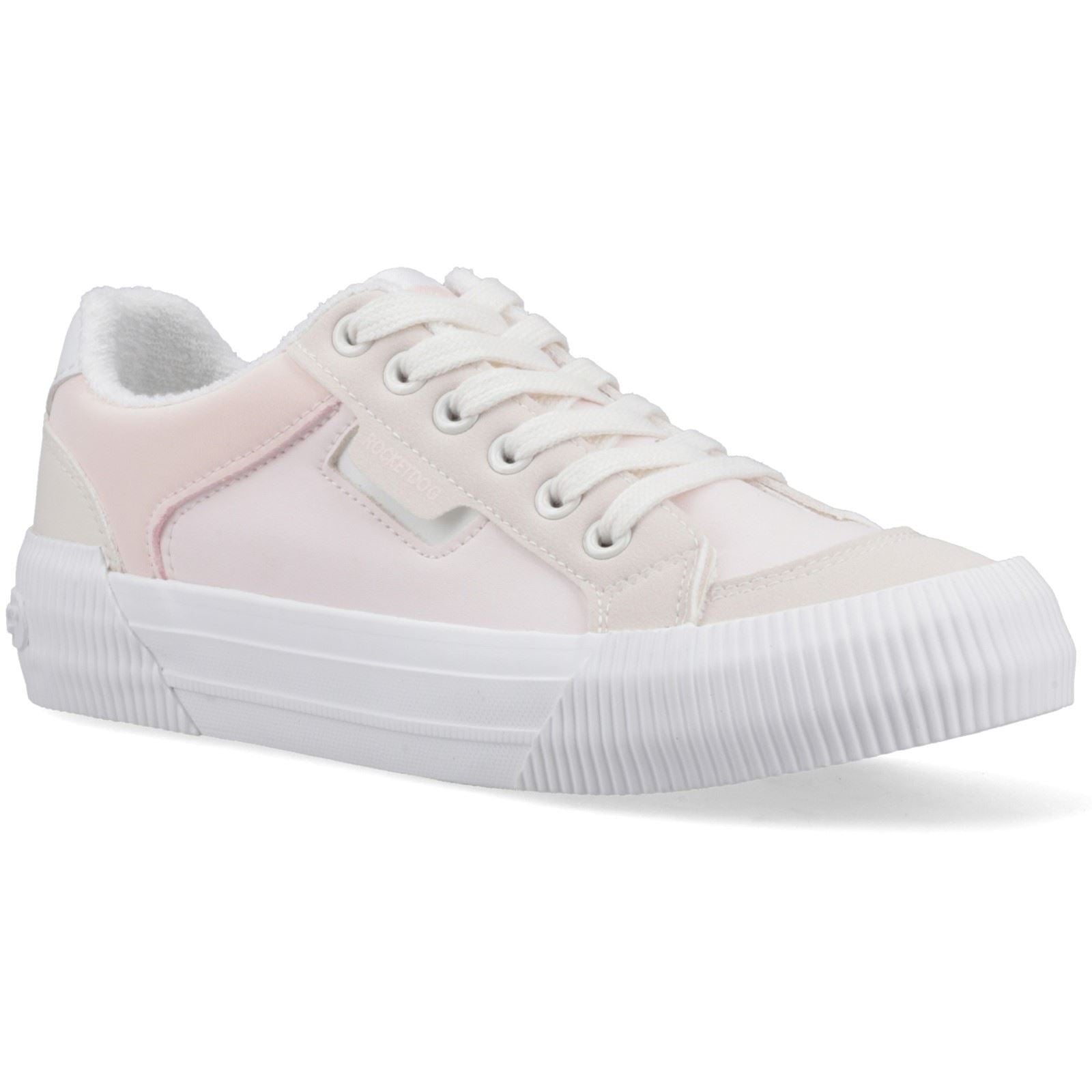 Rocket Dog Cheery Blocked Lyon Textile Women's Pale Combo Trainers