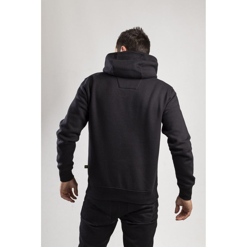 Caterpillar Trademark Cotton Men's Black Hooded Sweatshirt