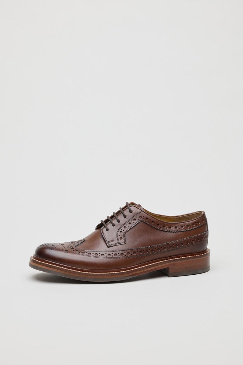 Chapman & Moore Longwing Brogue Country Leather Men's Choco Shoes