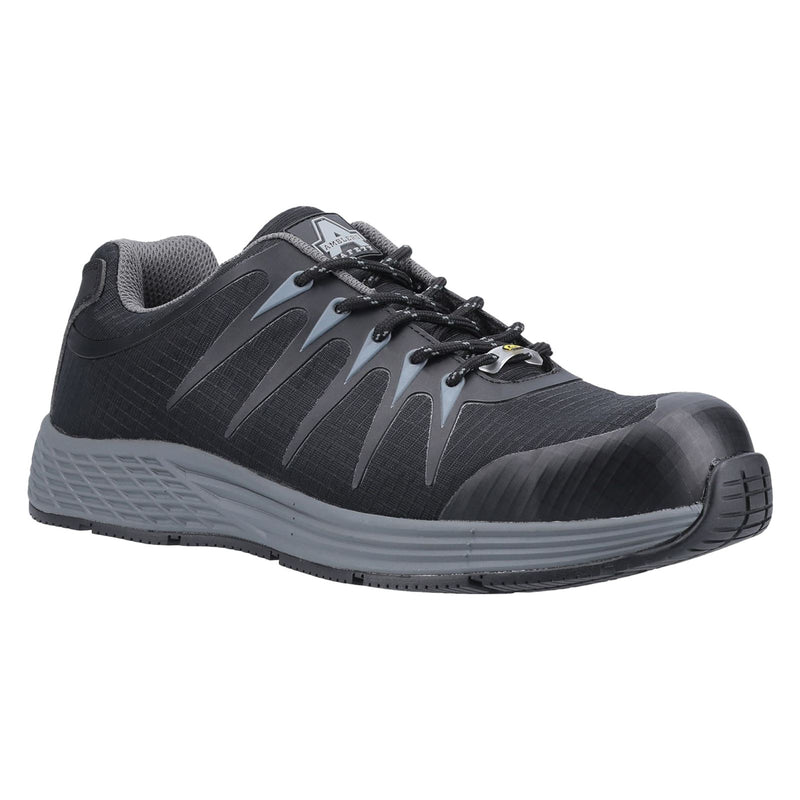 Amblers Safety AS717C Softshell Black Safety Trainers