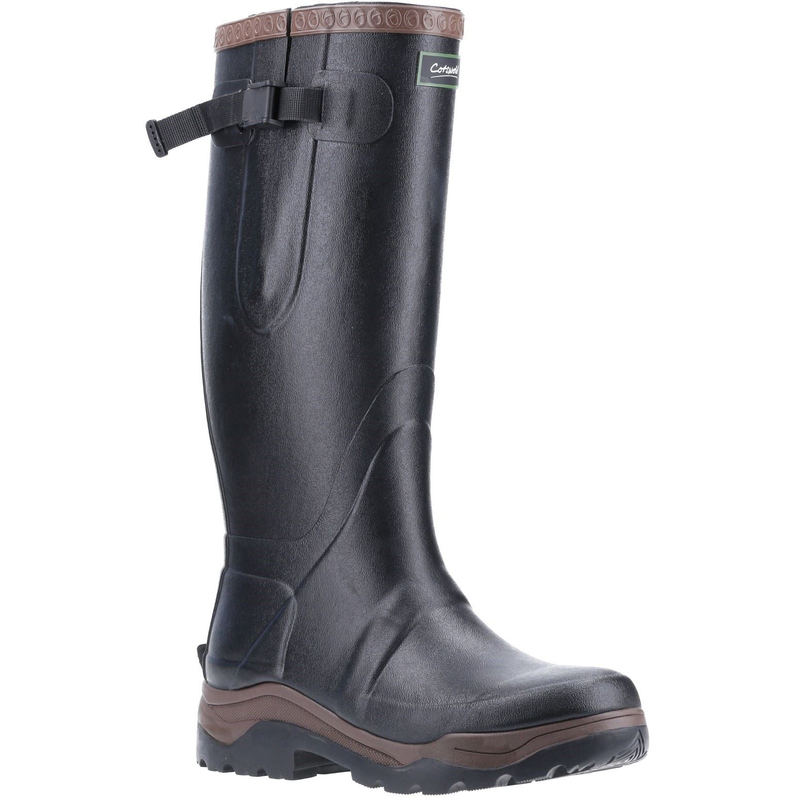 Cotswold Compass Rubber Black Wellington Boots