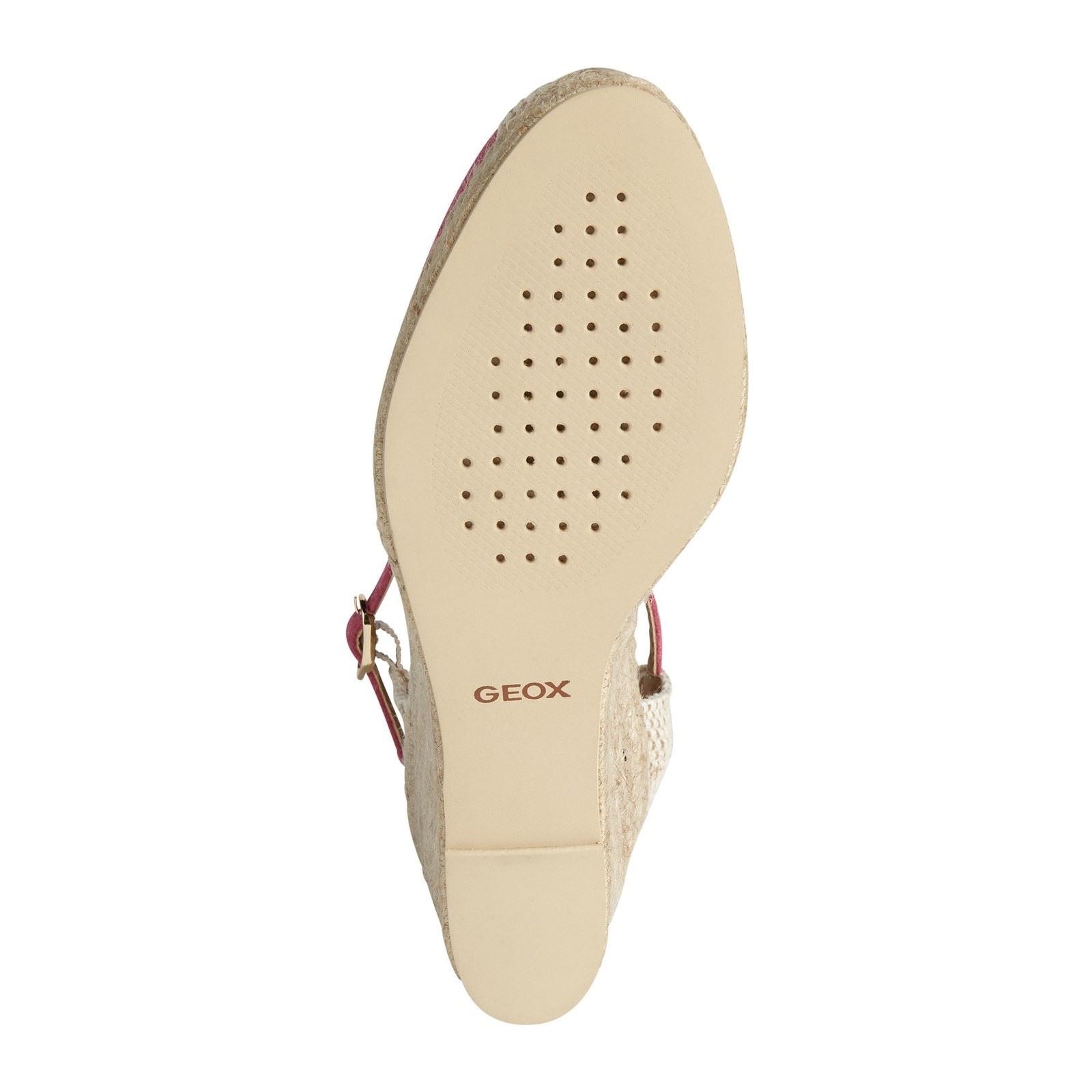 Geox D GELSA Leather Women's Cyclamen Sandals
