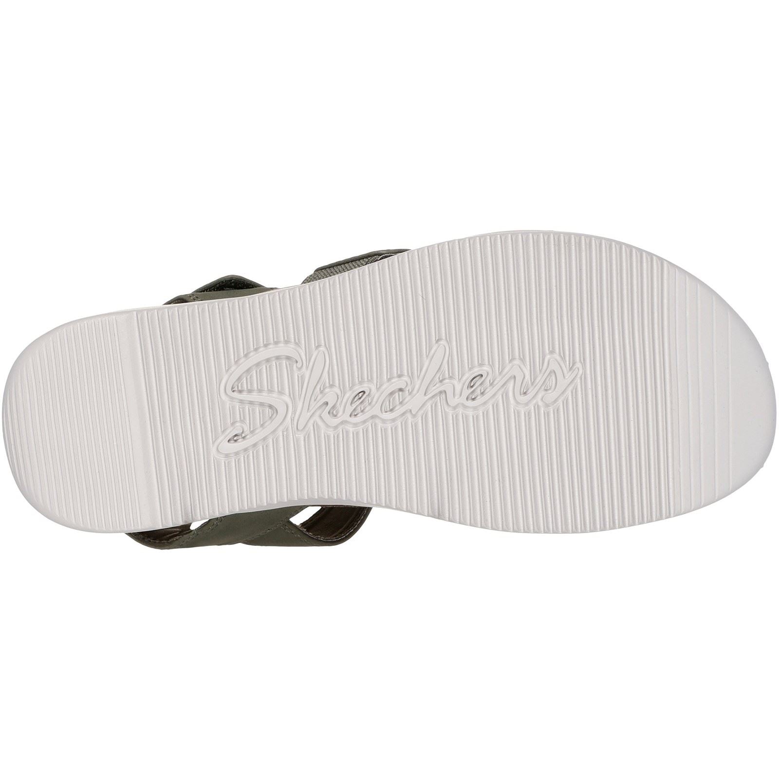 Skechers Lifted Comfort Polyurethane Women's Olive Sandals