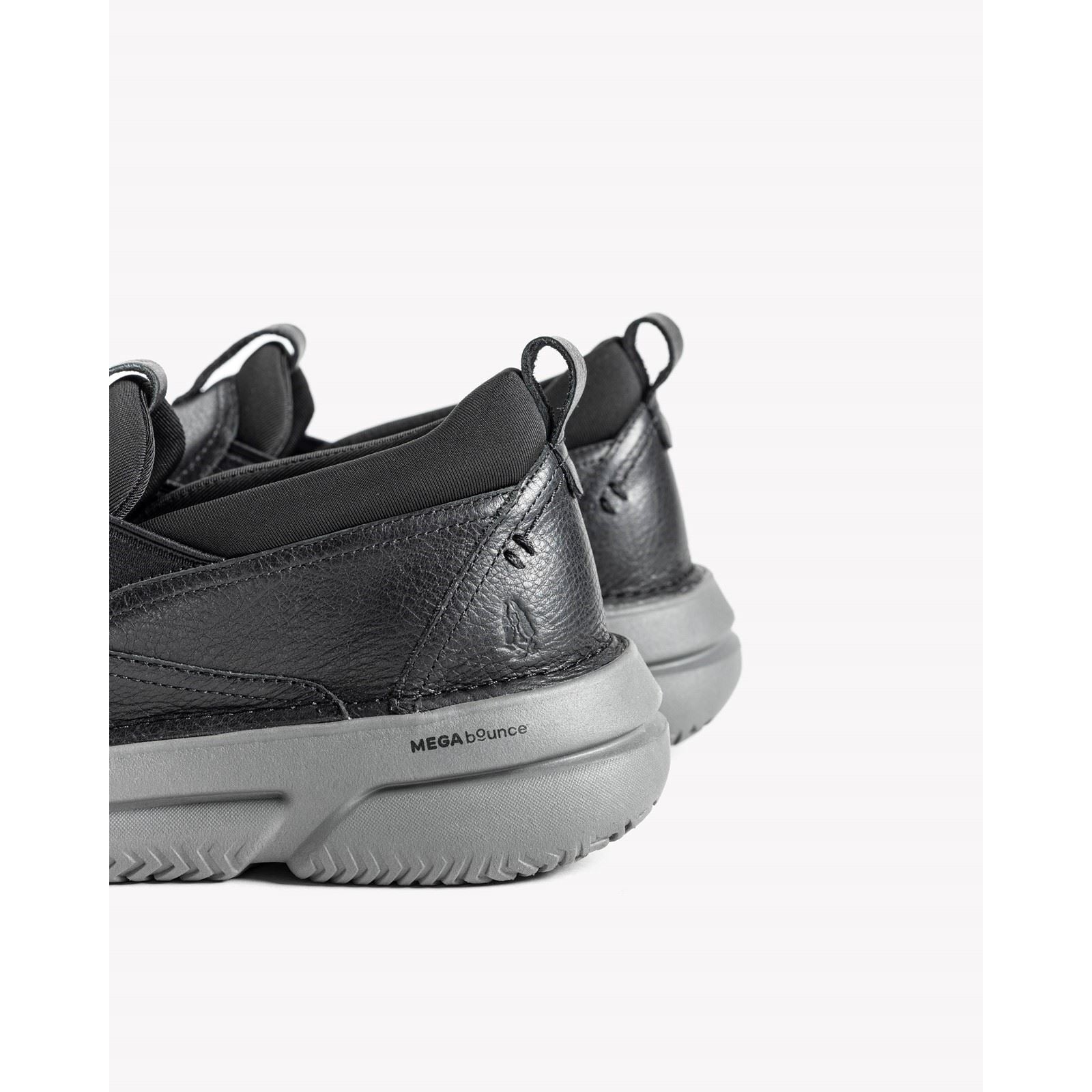 Hush Puppies Baylor Leather Men's Black Trainers