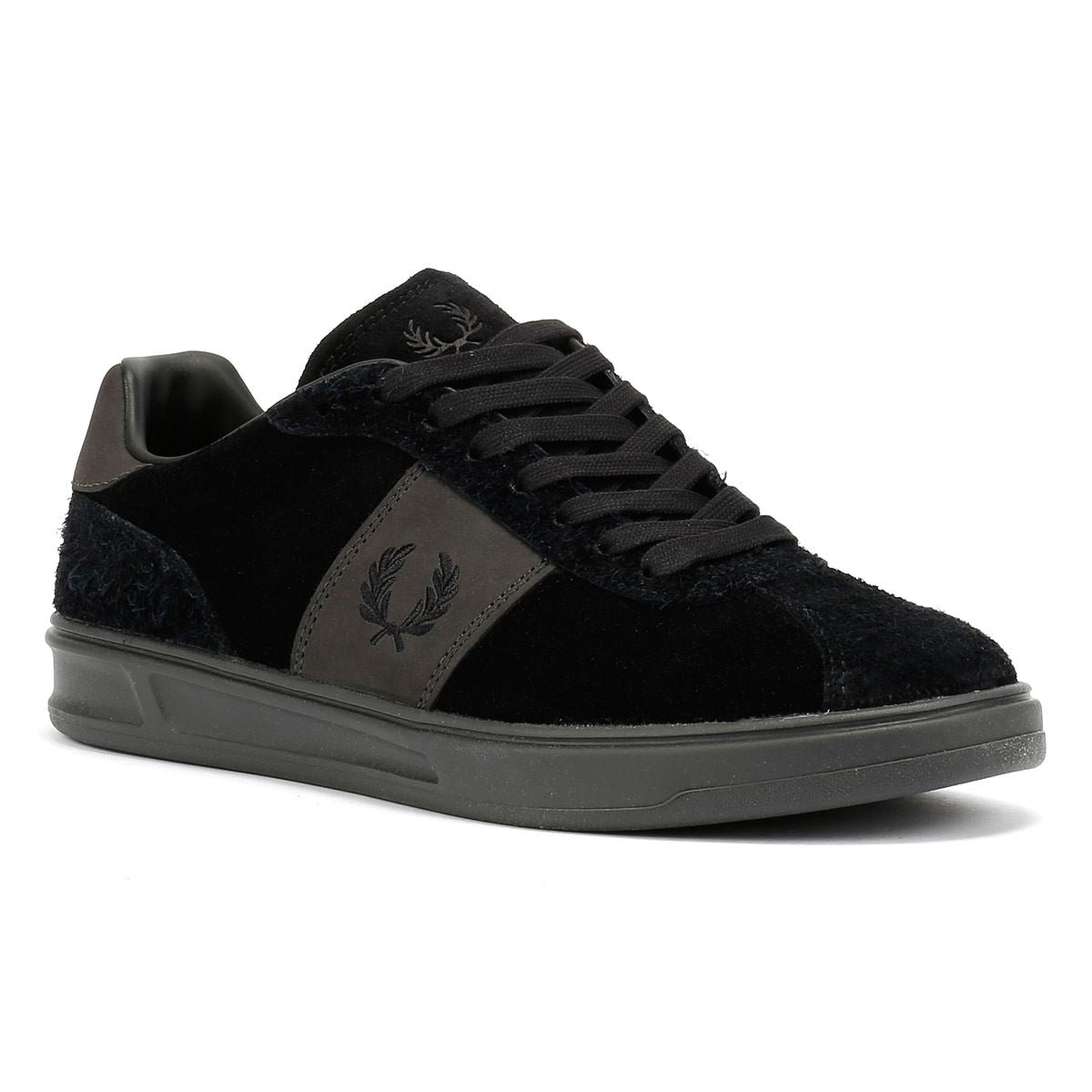 Fred Perry B4 Men's Black/Anchor Grey Trainers