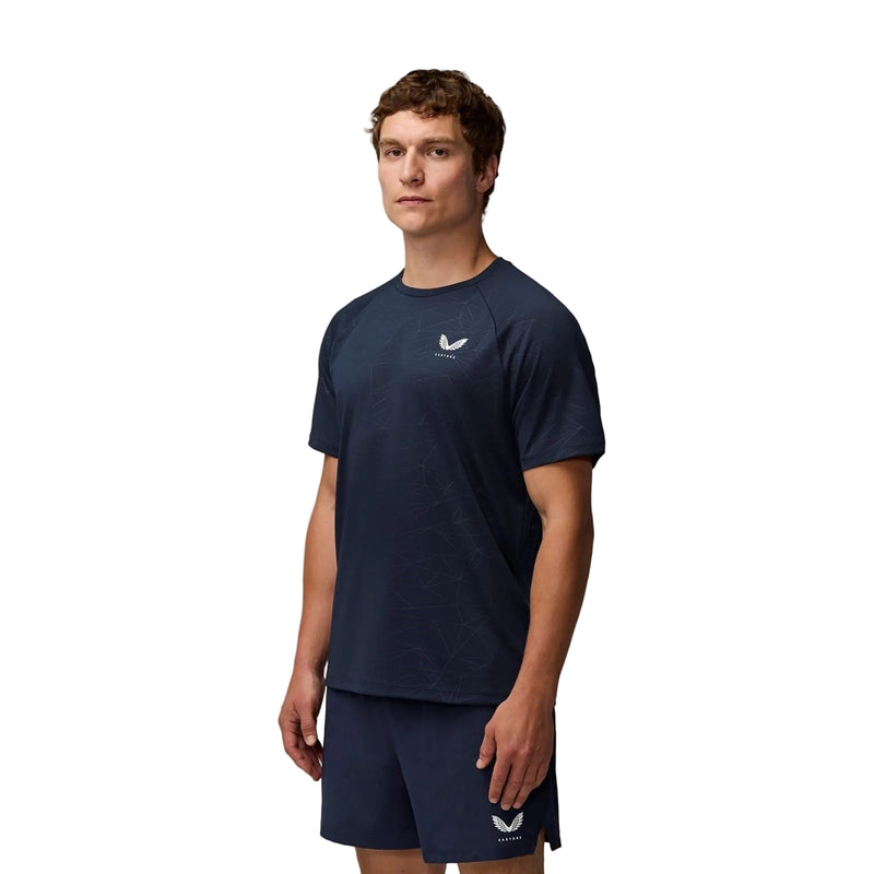 Castore Adapt Training T-Shirt Polyester Men's Blue Activewear T-Shirts