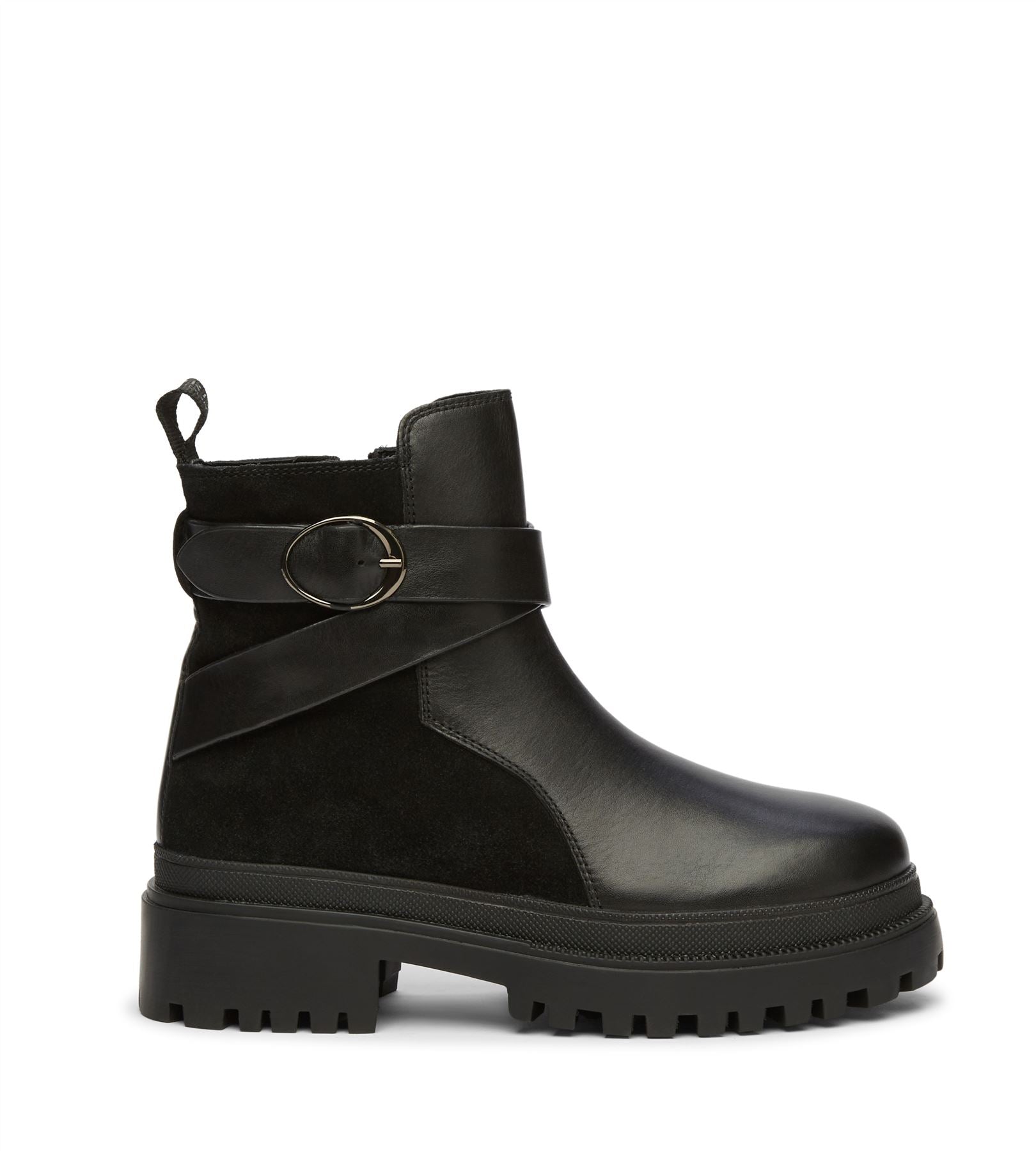 Osprey London The Boston Leather Women's Black Boots