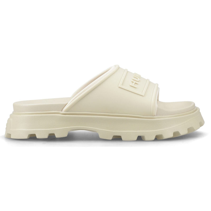 Hunter Moulded Stacked Slider Synthetic Women's Gravel Slides