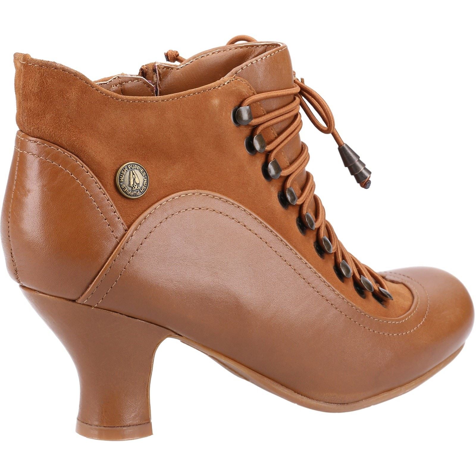 Hush Puppies Vivianna Leather Women's Tan Boots