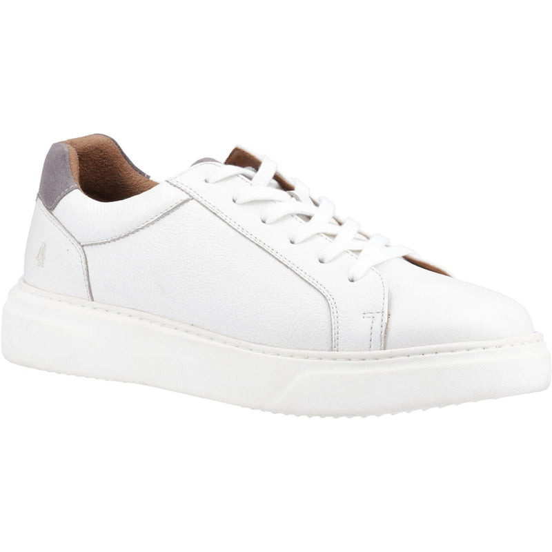 Hush Puppies Whelan Leather Men's White Trainers