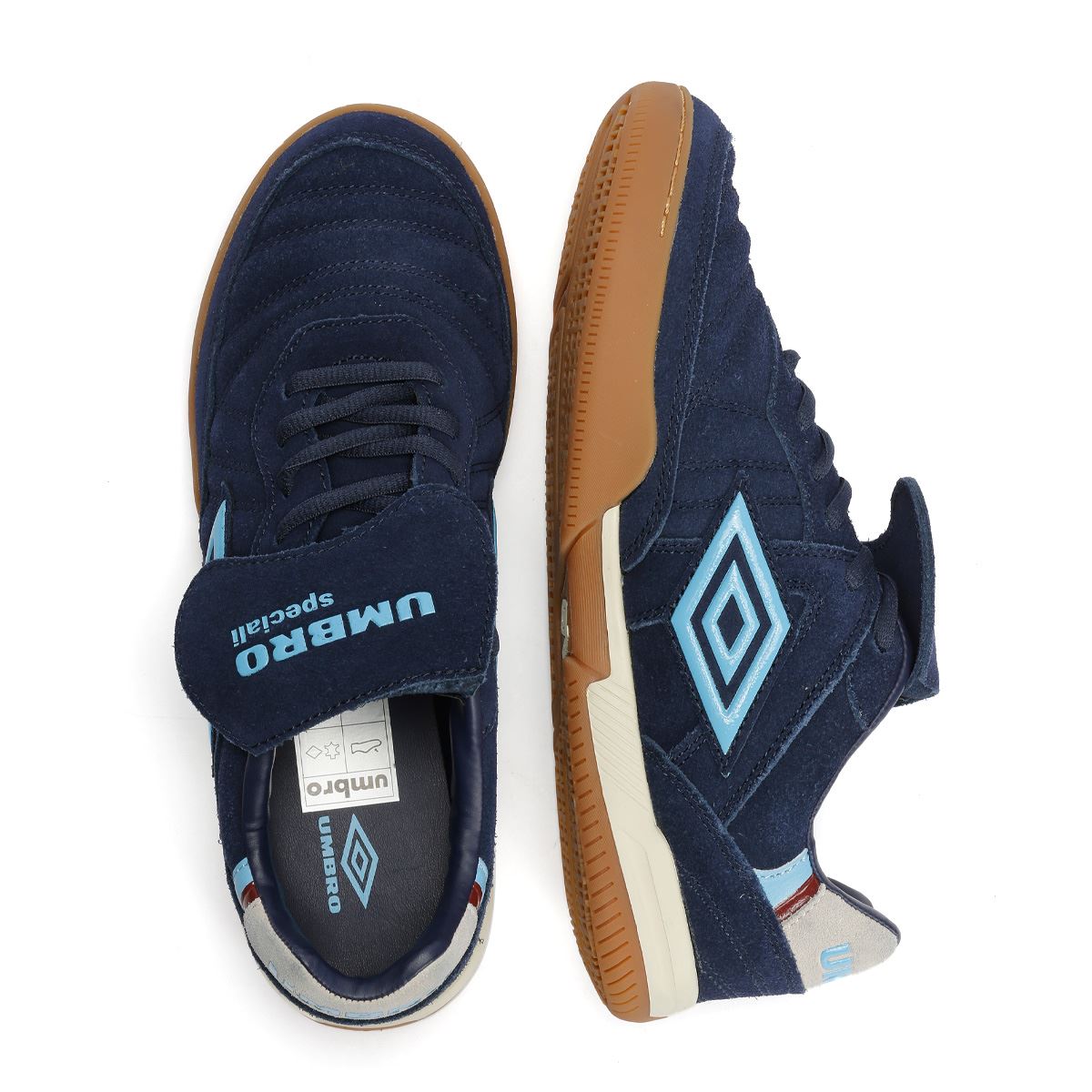 Umbro Speciali TR Suede Dark Navy/Vista Blue/White Sand Trainers