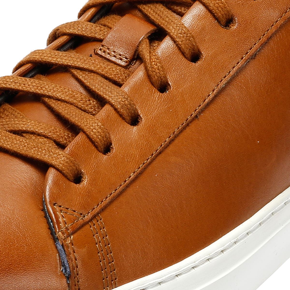Ben Sherman Ace Cupsole Leather Men's Tan Trainers