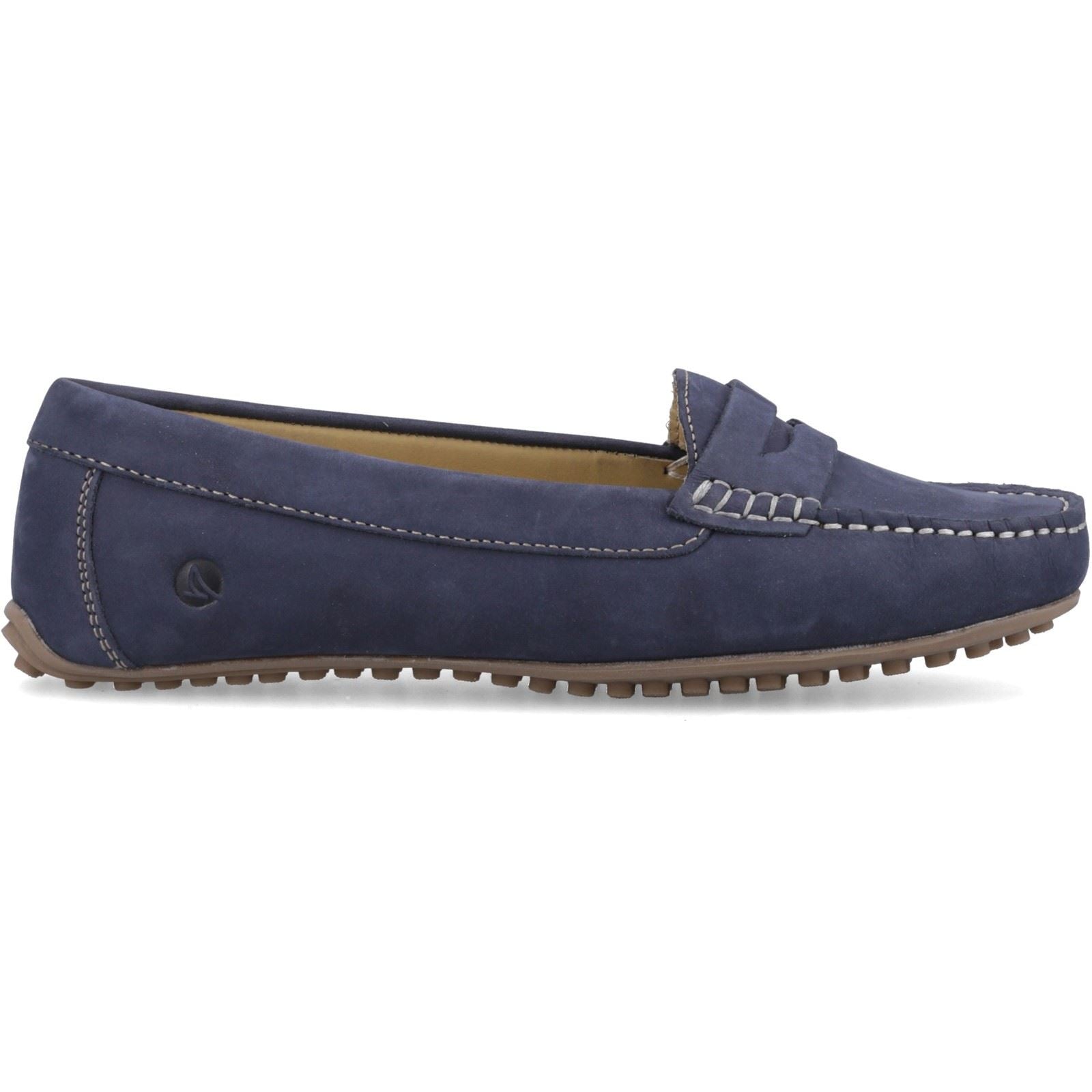 Sperry Tubarao Slip On Nubuck Women's Navy Moccasins Shoes