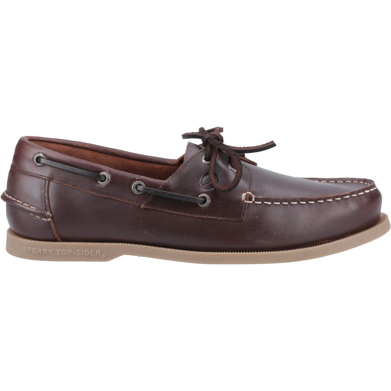 Sperry Tacoma Leather Men's Brown Boat Shoes