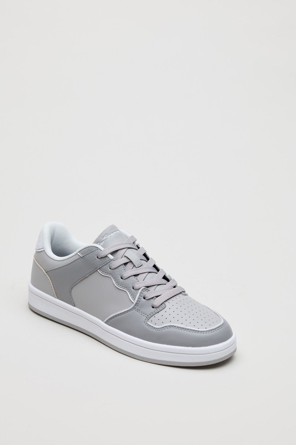 Ben Sherman Club Leather Men's Grey Trainers