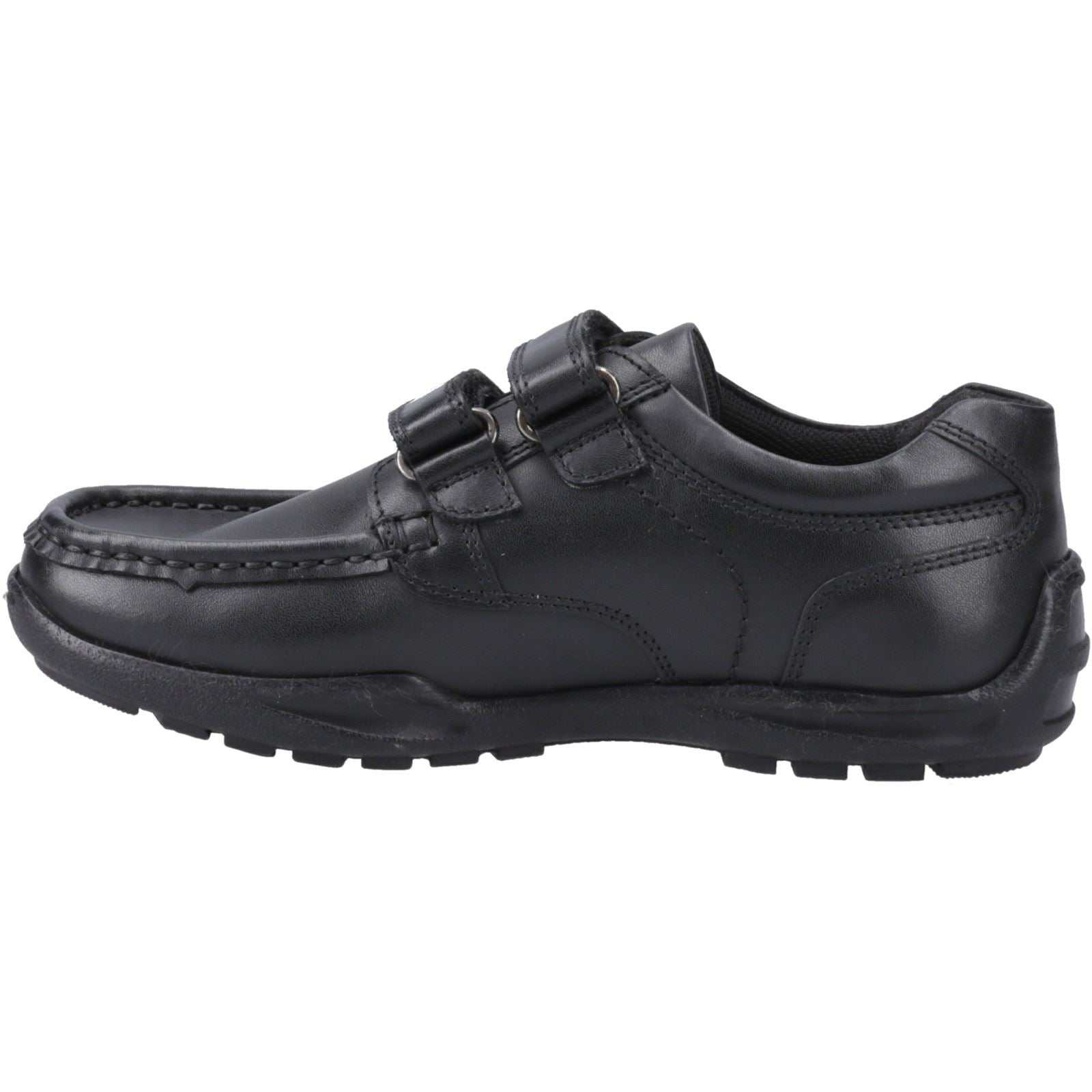 Hush Puppies Maddox Leather Boys's Black Shoes