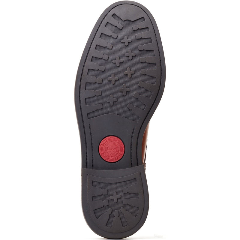 Base London Durham Leather Men's Burnt Tan Lace-Up Shoes