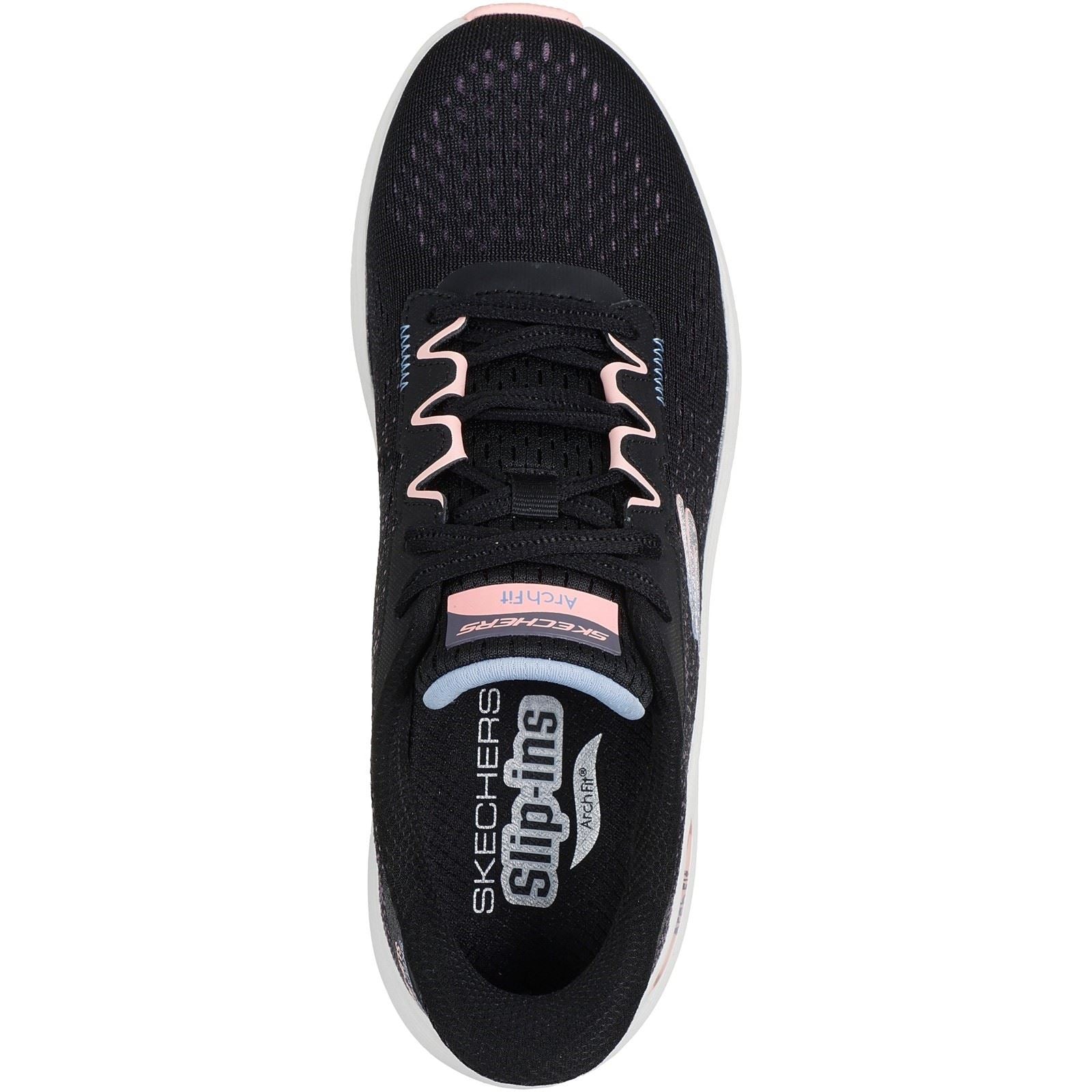 Skechers Arch Fit 2.0 Fresh Pace Textile Women's Black/Multi Trainers