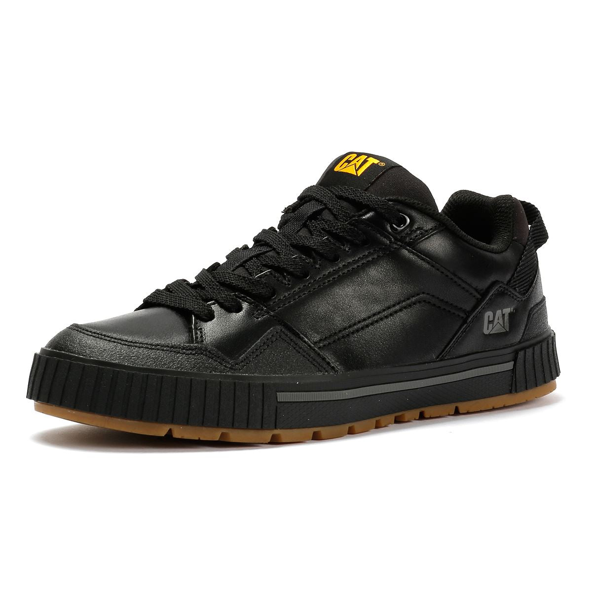 Caterpillar Axiom Leather Men's Black Lace-Up Shoes