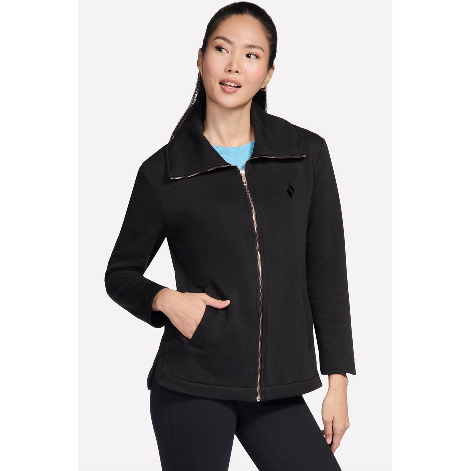 Skechers Performance GO SNUGGLE Tunic Jacket Women's Black Jacket