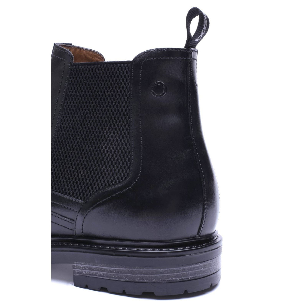 Base London Smith Leather Men's Black Boots
