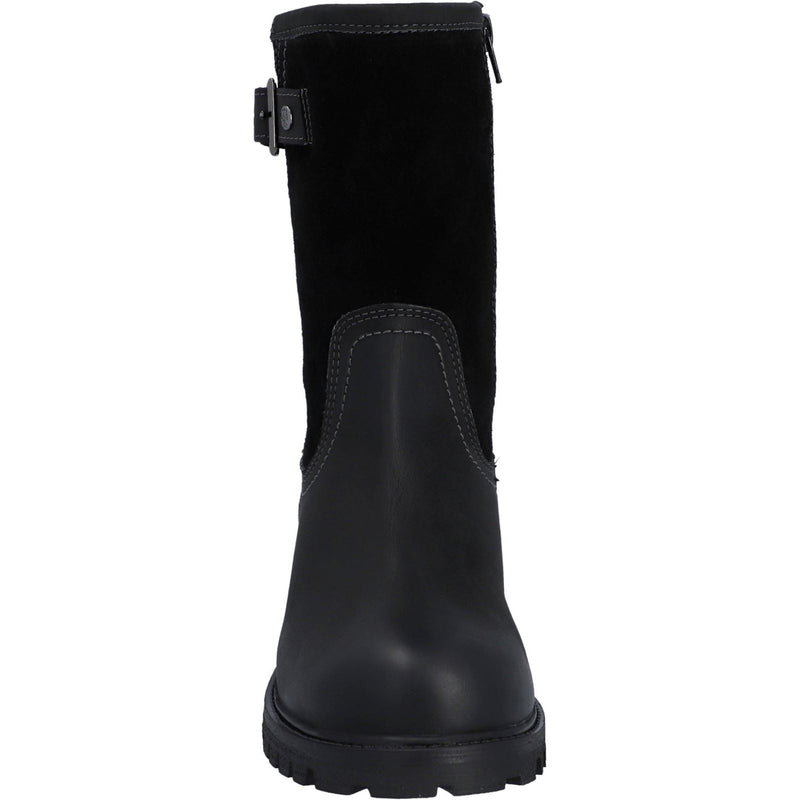 Hunter Canna Ankle Boot Leather Women's Black Boots