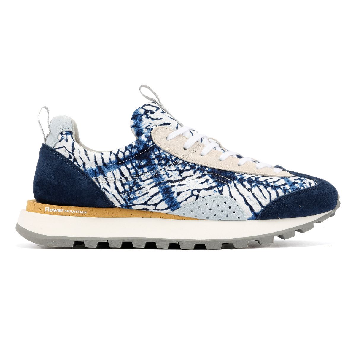 Flower Mountain New Asuka Blue Tie Dye Trainers