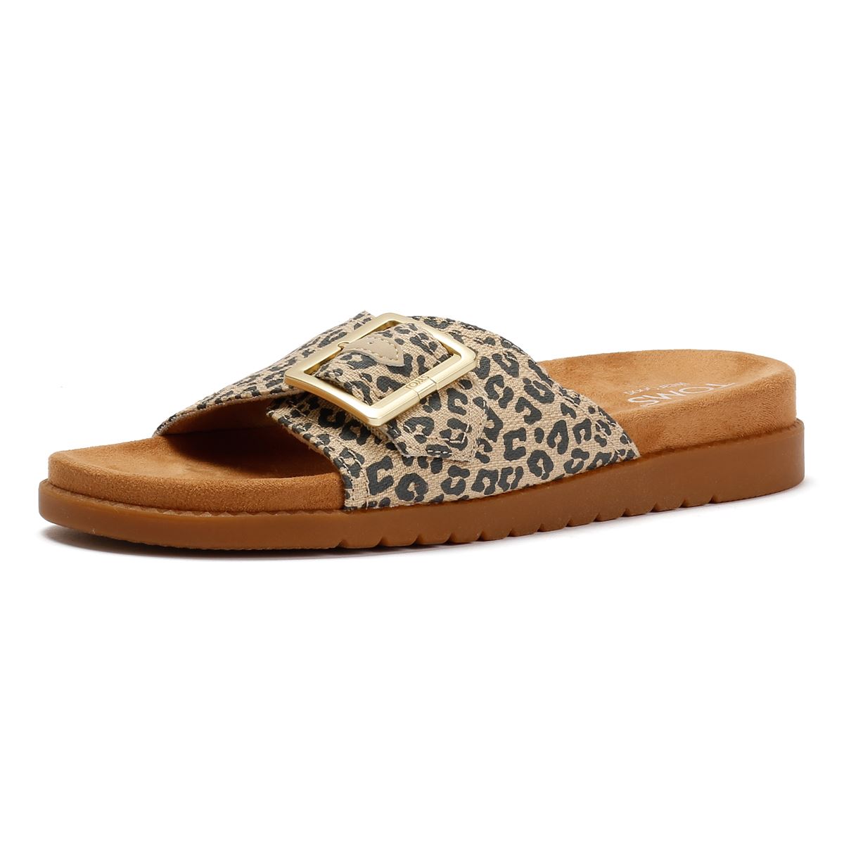 TOMS Marin Slide Women's Leopard Sandals
