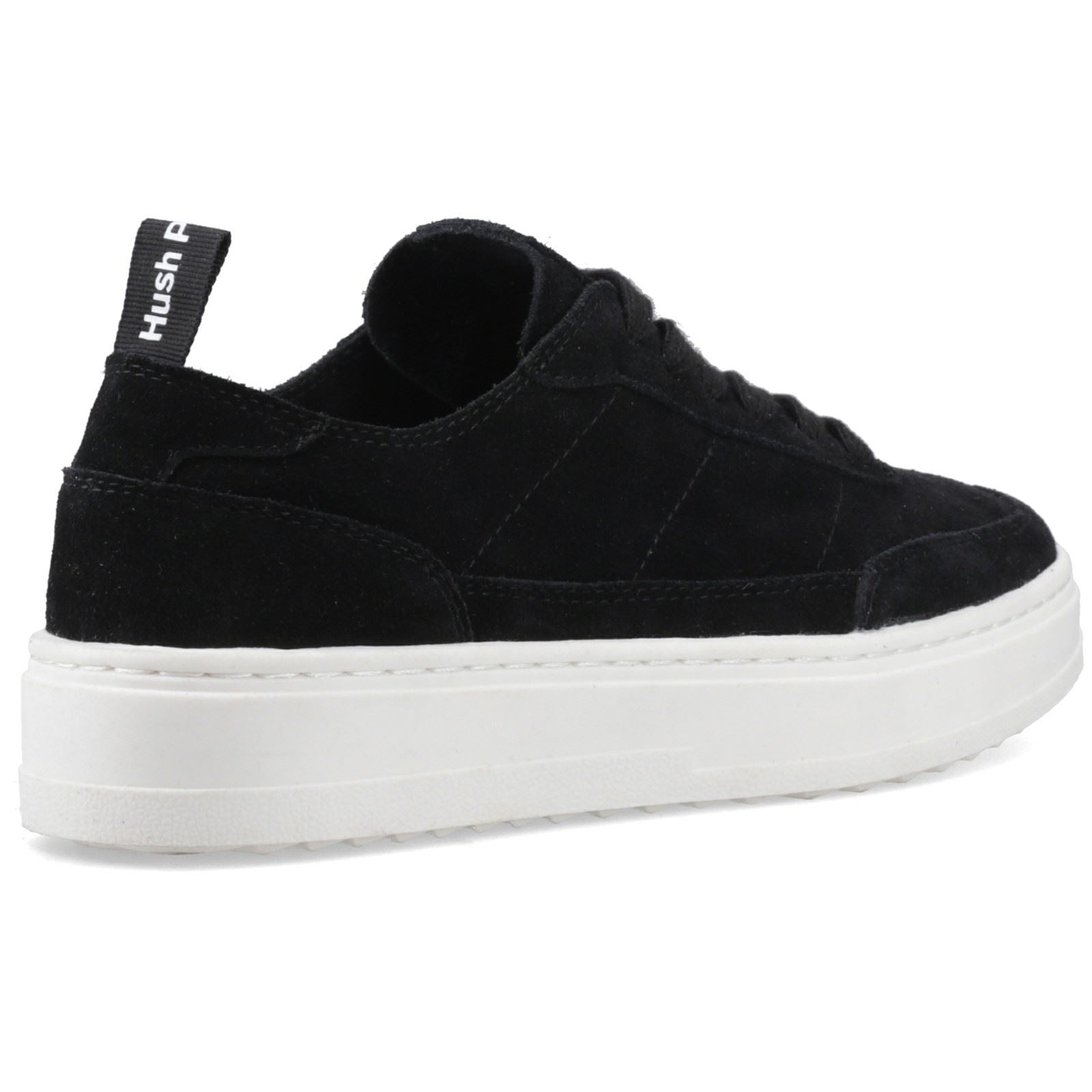 Hush Puppies Nesta Leather Women's Black Standard Trainers