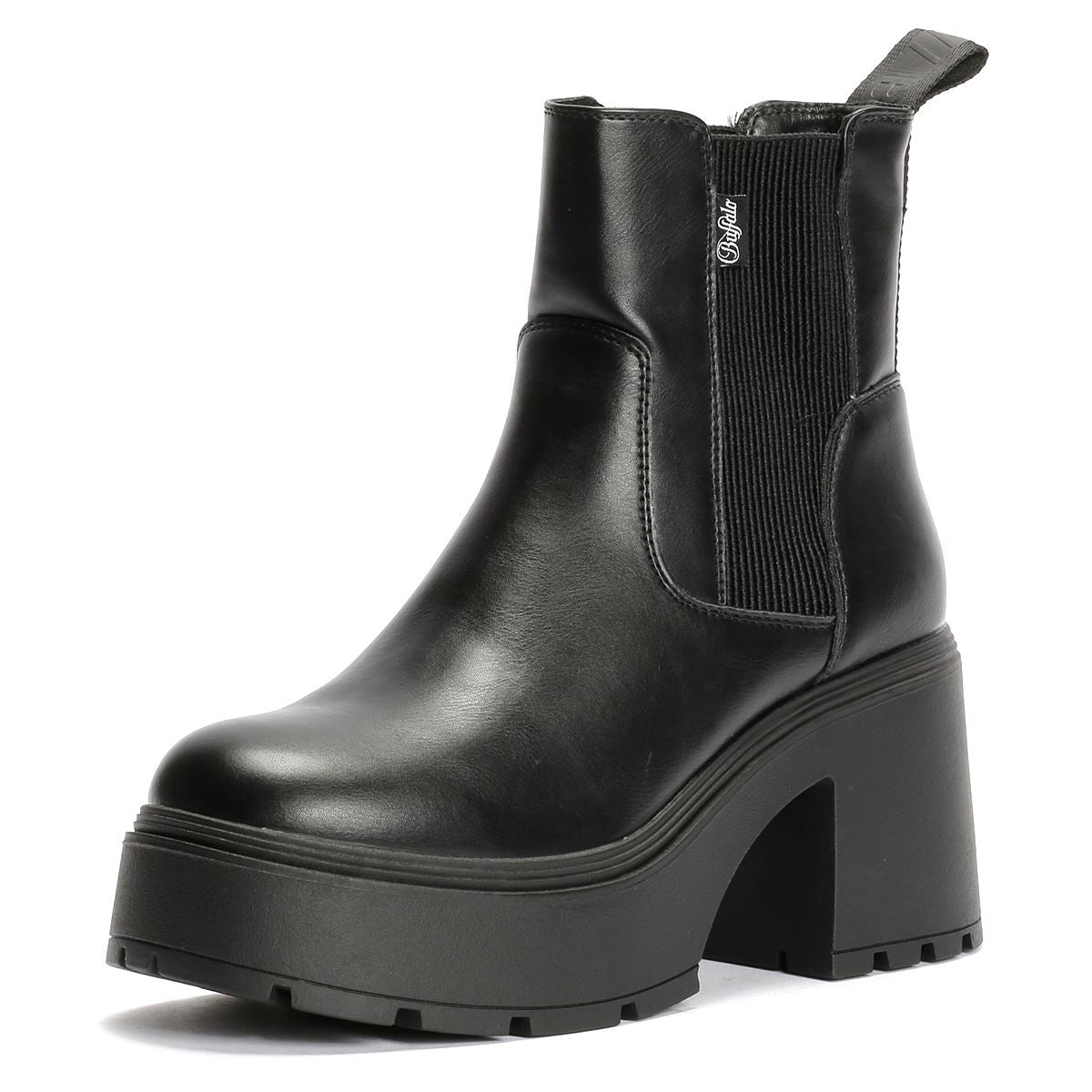 Buffalo Mila Chelsea Women's Black Boots