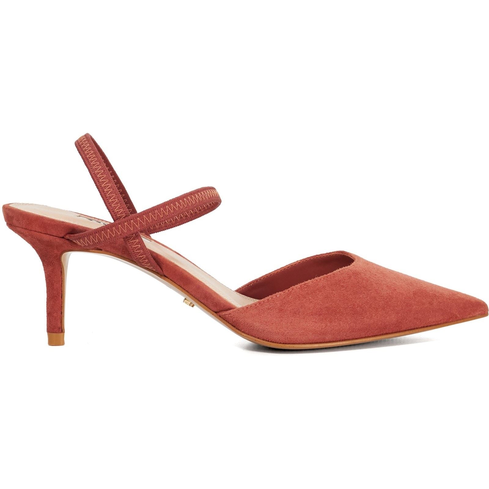 Dune Classical Leather Women's Coral Shoes