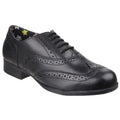 Hush Puppies Kada Youth Girls Black Leather Brogues