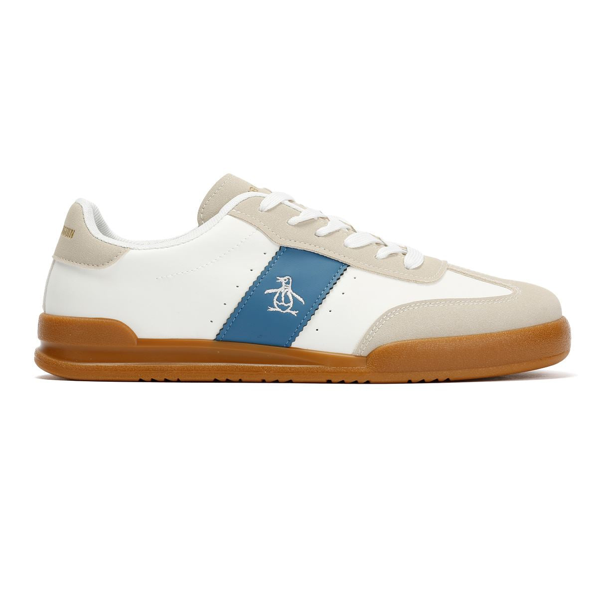 Penguin Giovanni Men's White Trainers