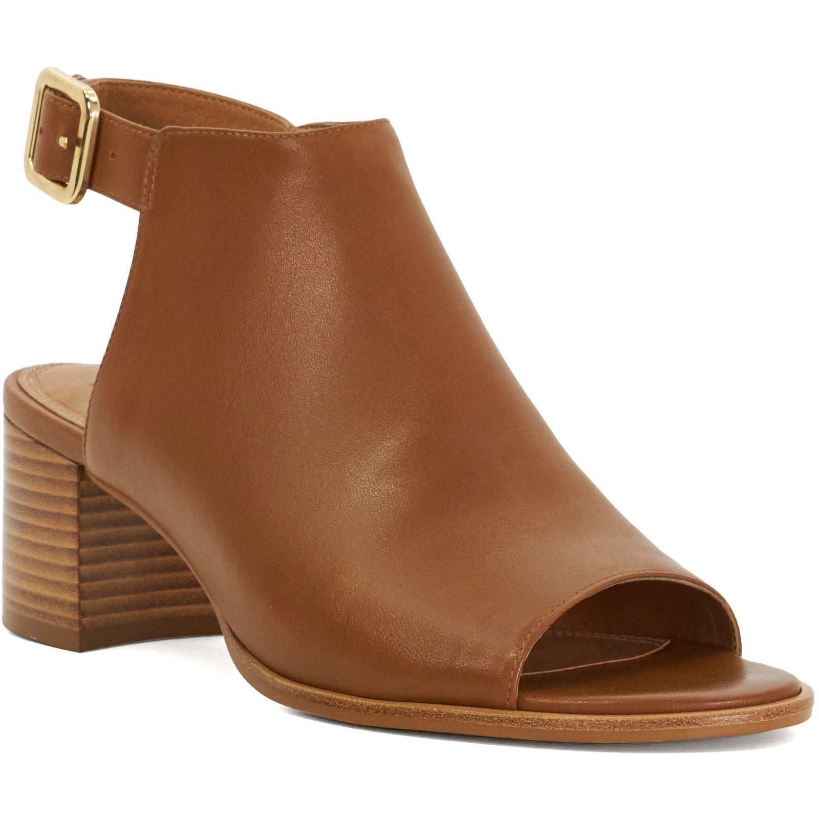 Dune Joupin Leather Women's Tan Sandals