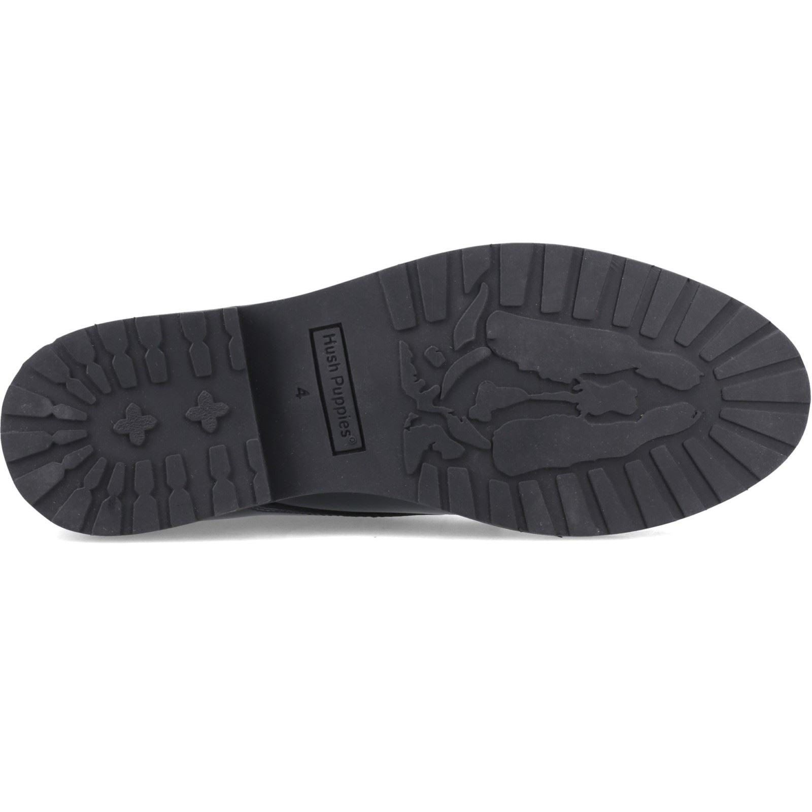 Hush Puppies Verity Hi-Shine Leather Women's Navy Shoes