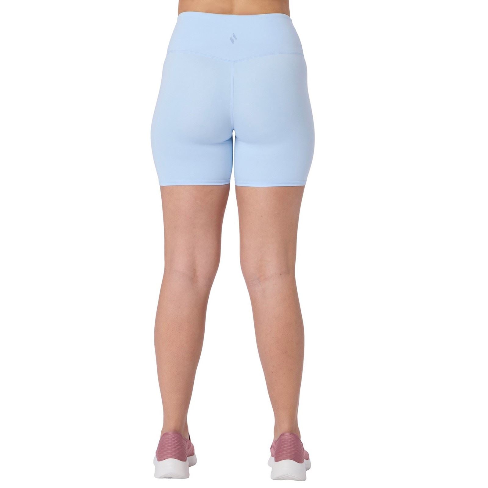 Skechers Goflex Slim 6" Bike Short Polyester Women's Silver Activewear Shorts