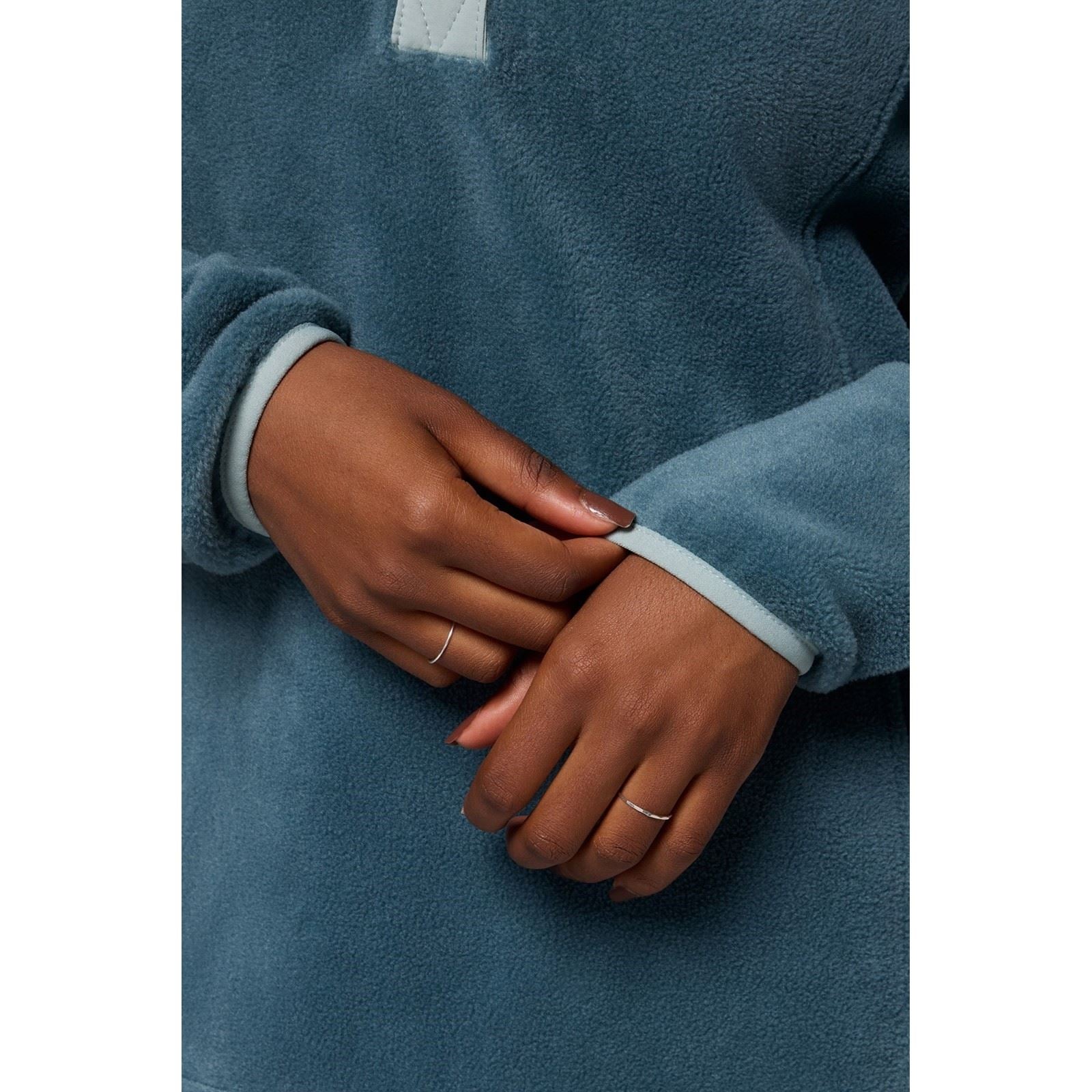 Columbia Benton Springs 1/2 Snap Pull Over II Polyester Women's Blue Pullover