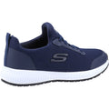 Skechers Workwear Squad SR Textile Women's Navy Safety Trainers