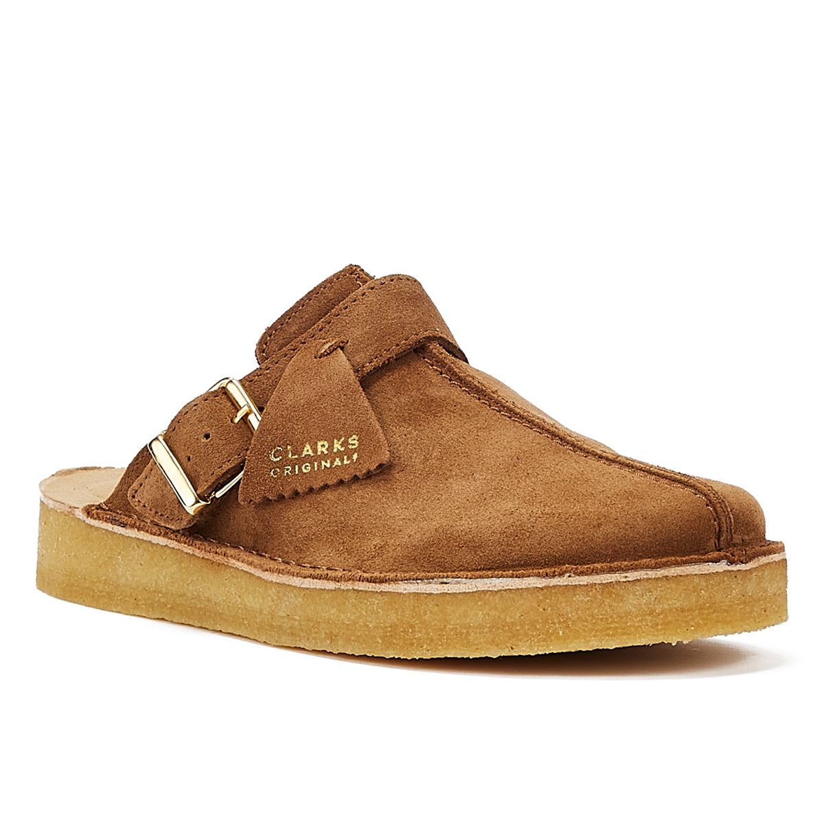 Clarks Originals Trek Mule Suede Men's Brown Sandals