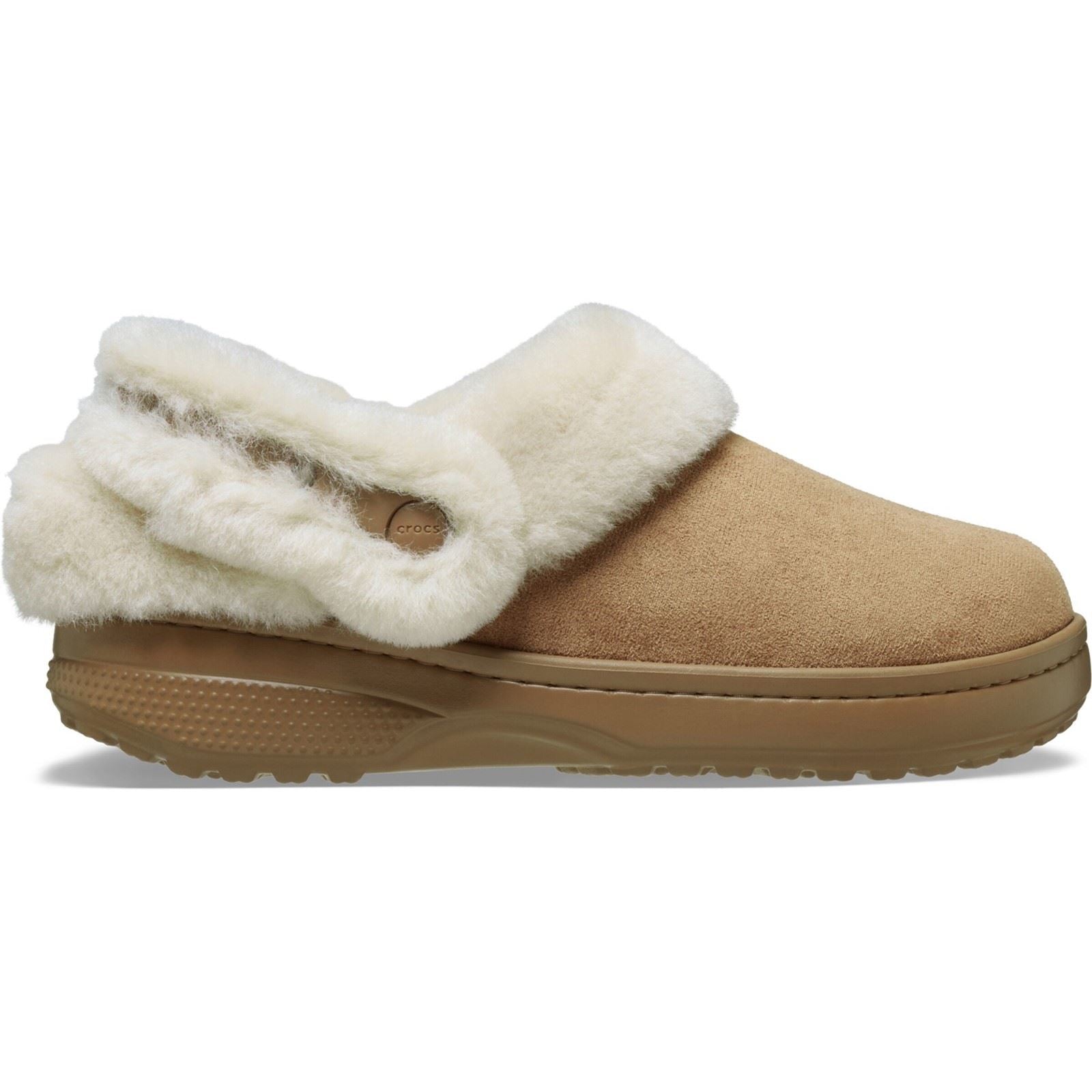 Crocs Unfurgettable Vegan Suede Polyester Women's Sepia Clogs
