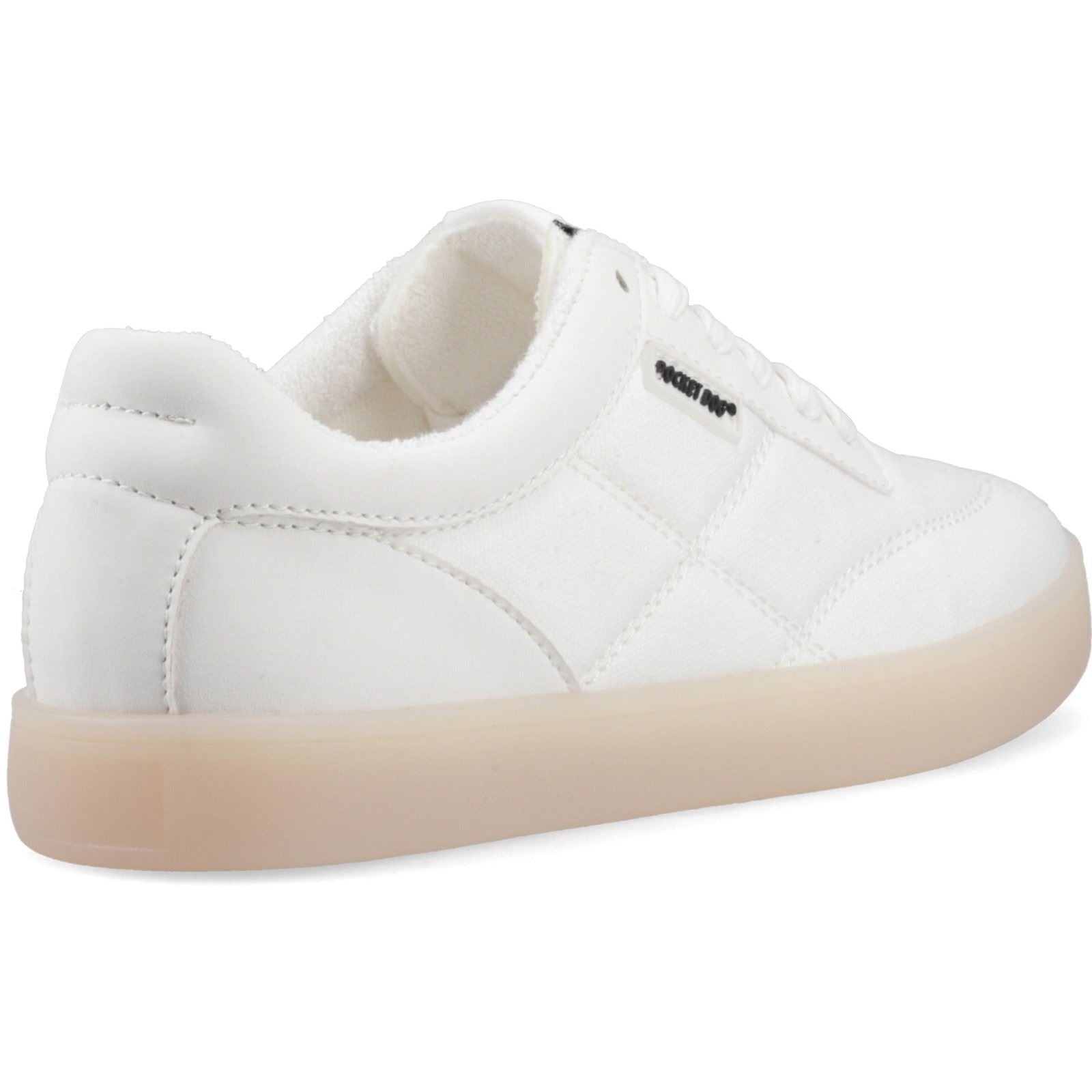 Rocket Dog Kitty Canvas PU Cotton Women's White Trainers